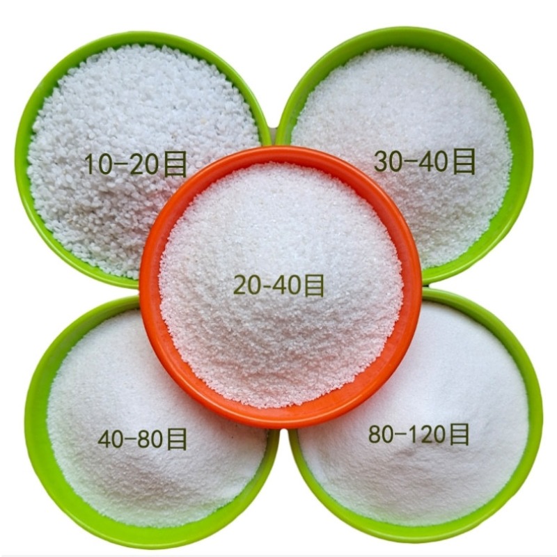 Aquarium Sand White - 造園用の超白色クォーツ砂,アクリルテクスチャ,写真,芝生,白,10, 20, 40, 80, 120メッシュに適しています,1kg