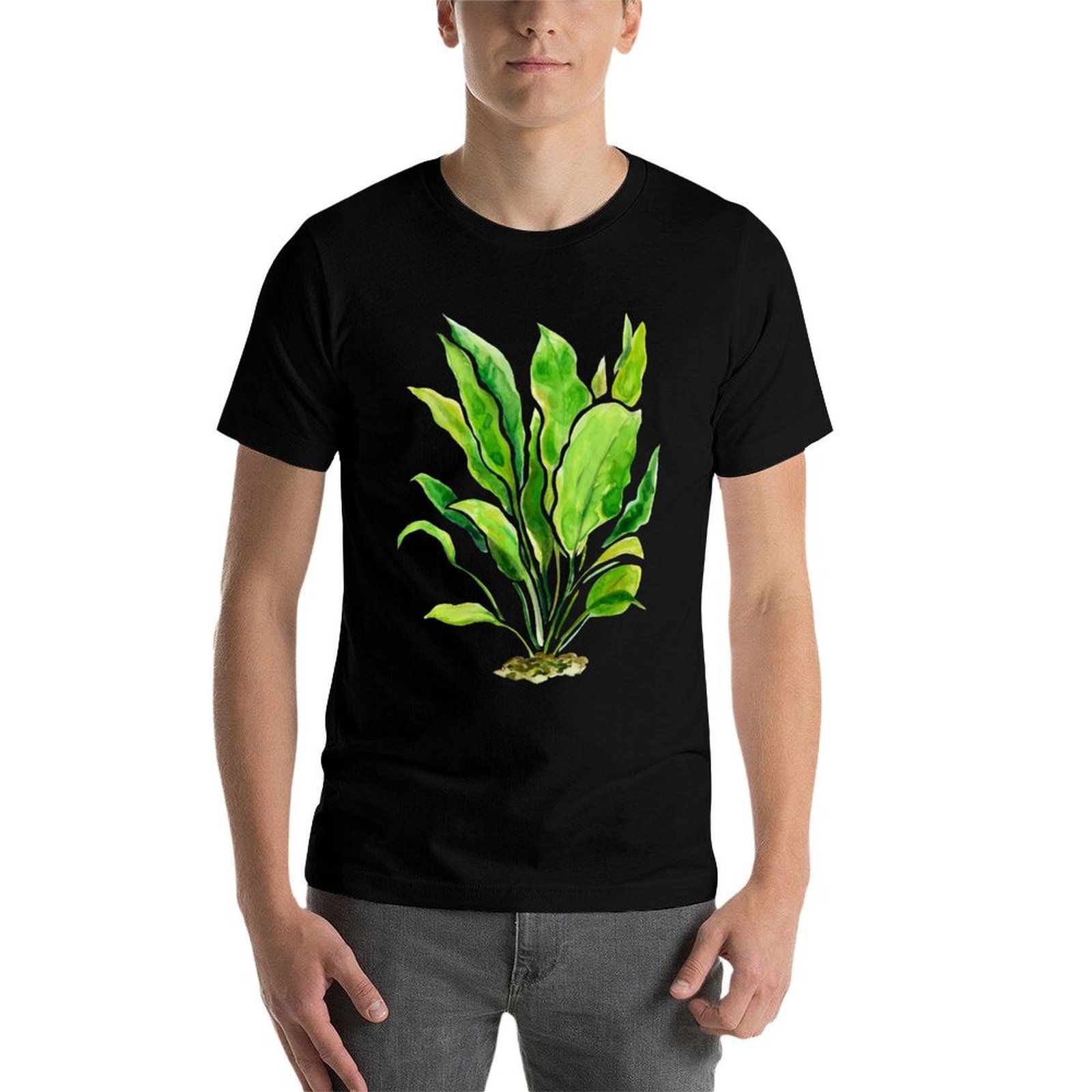 アクアリウムプラントシリーズ アマゾンソード Tシャツ 日常 - Planted Aquarium Basics のレビューと価格